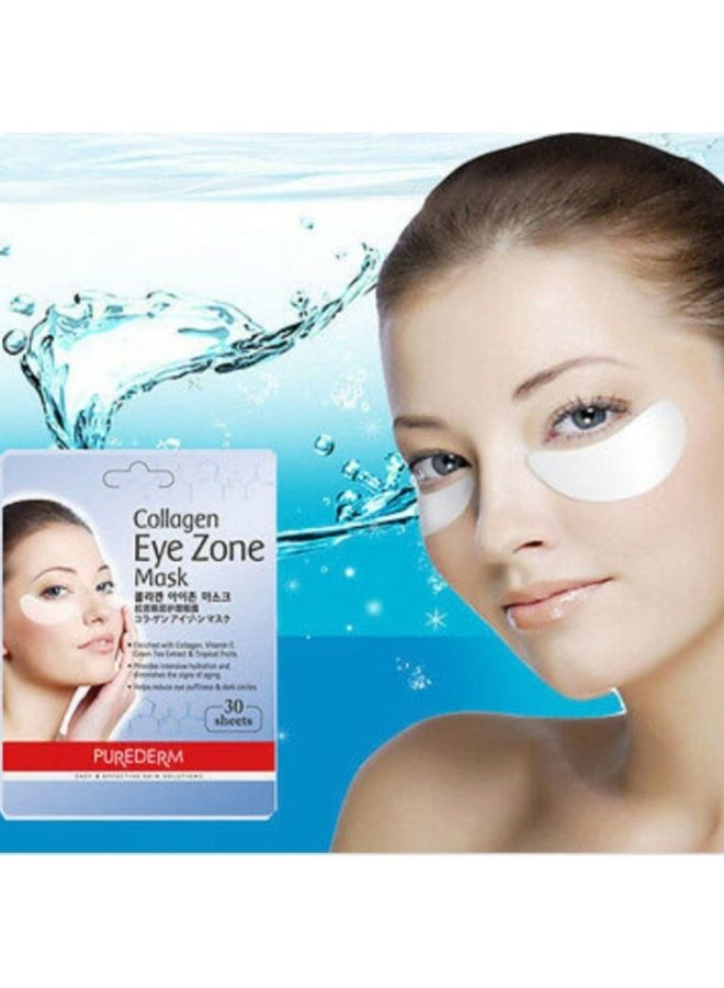 Purederm Collagen Eye Zone Mask, 30 Count Beige - Image 3