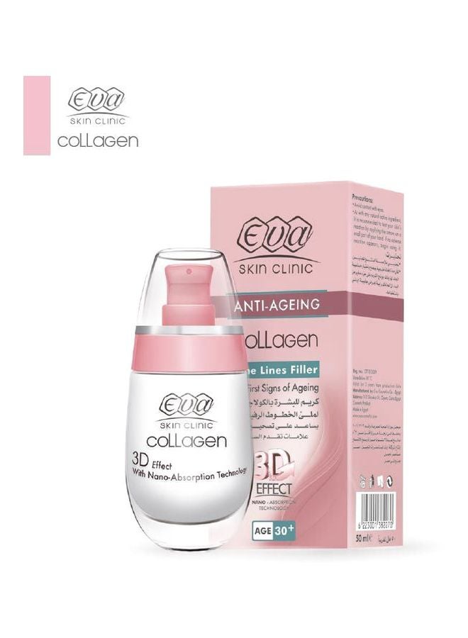 إيفا كريم كولاجين لملء الخطوط العميقة ومكافحة علامات تقدم السن 50ملليلتر - Image 2