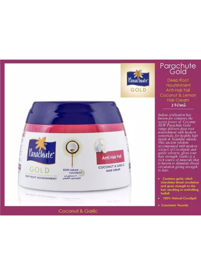 Parachute Gold Deep Root Nourishment Anti Hair Fall Hair Cream 140ml  - Image 3