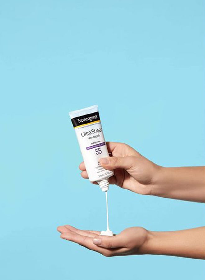 Neutrogena - Ultra Sheer Dry-Touch Sunscreen SPF55 88ml - Image 1