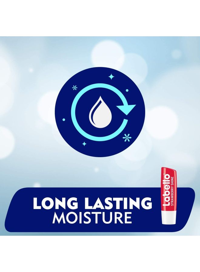 Labello Strawberry Shine Lip Balm Red 5.5ml - Image 5