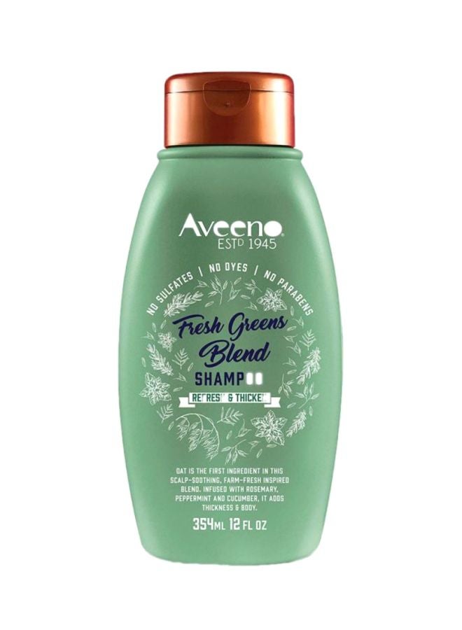 Aveeno Fresh Greens Blend Shampoo 354ml - Image 1