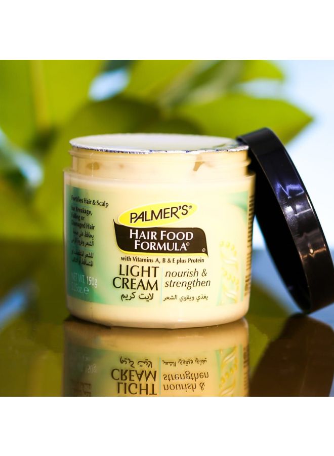 PALMER'S - Hair Food Formula Nourish And Strengthen Light Cream 150grams - Image 1