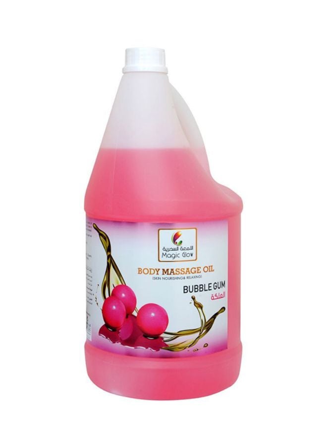 Magic Glow Body Massage Oil - Bubble Gum 3.78Liters