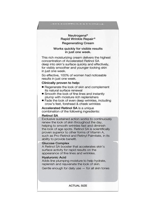 Neutrogena - Rapid Wrinkle Repair Retinol Regenerating Cream - Image 1