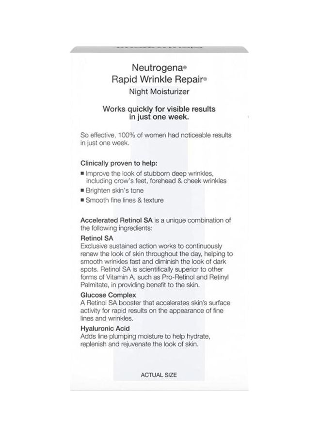 نيوتروجينا كريم ليلي رابيد رينكل ديب للوجه 29ملليلتر - Image 3