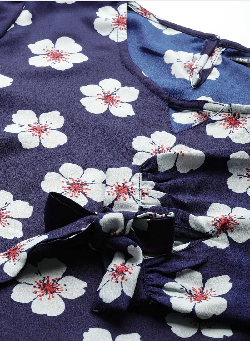 DressBerry Lace Sleeveless Top Blue  - Image 4