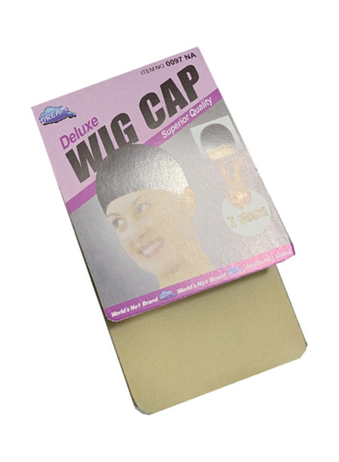 Generic 2-Piece Stretchable Wig Cap Blonde 20cm - Image 1