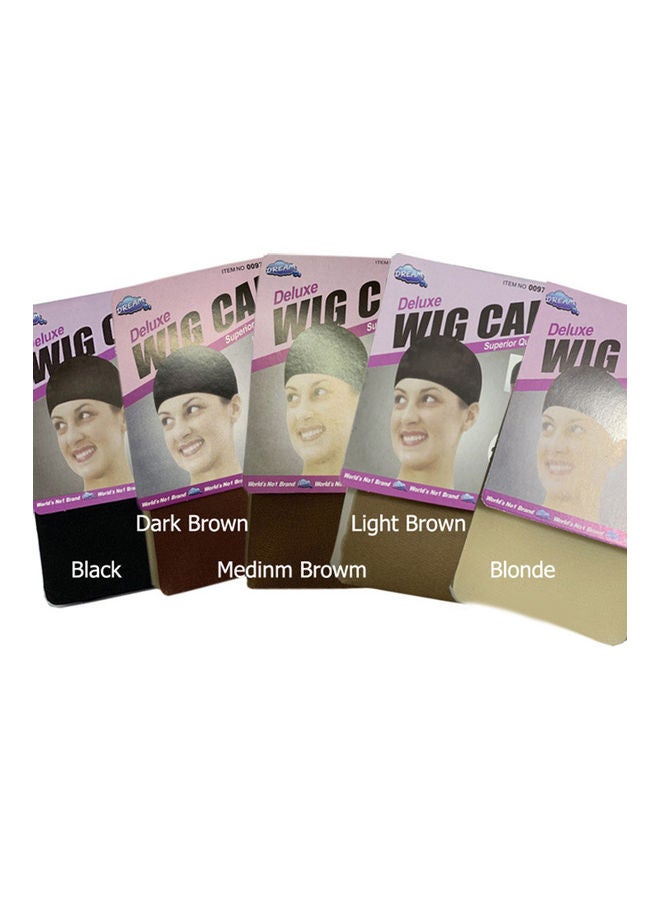 Generic 2-Piece Stretchable Wig Cap Blonde 20cm - Image 5