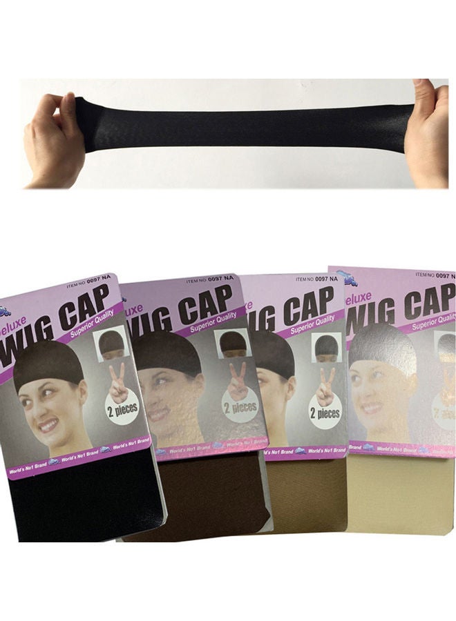 Generic 2-Piece Stretchable Wig Cap Blonde 20cm - Image 3