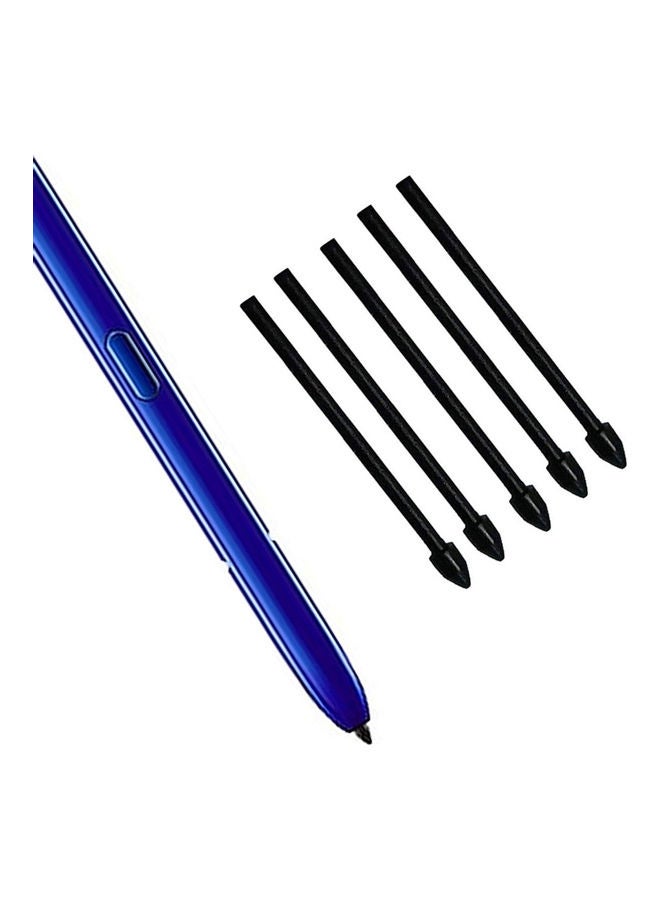 Generic - 5-Piece Replacement Touch Screen Stylus S Pen Tip For Samsung Galaxy Note 10/10 Plus Black - Image 1
