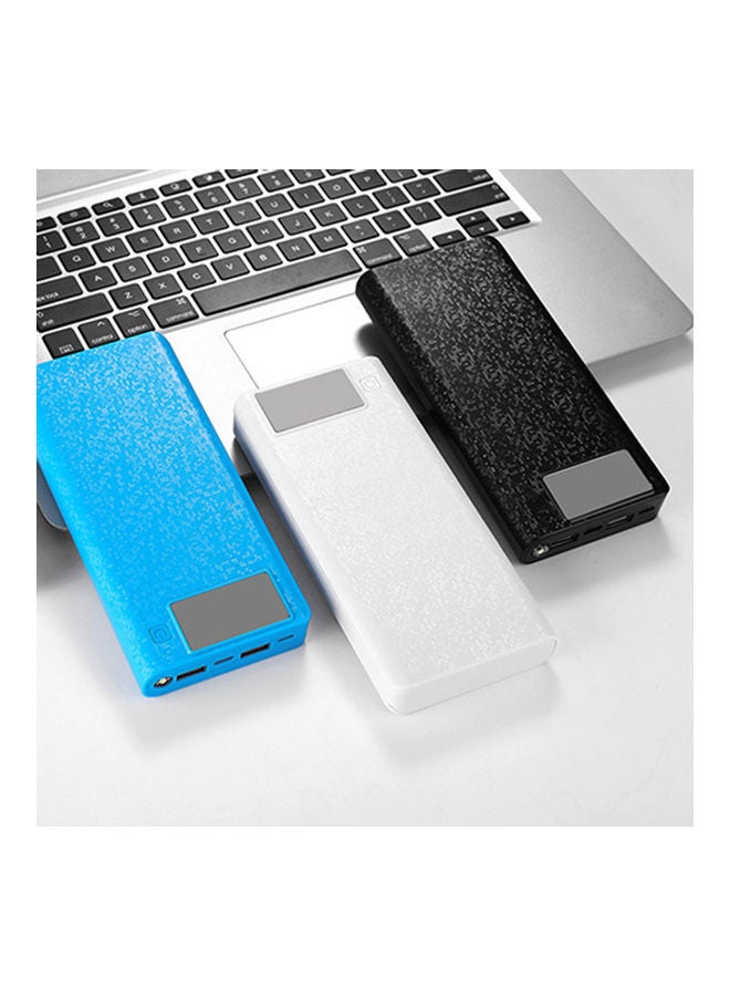 Generic - USB Type-C LCD Display DIY Mobile Power Bank Case White - Image 1