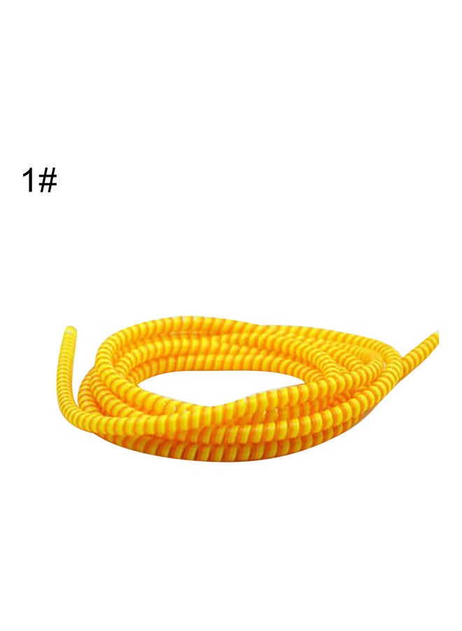 Earphone Cable Protector Yellow - Image 1