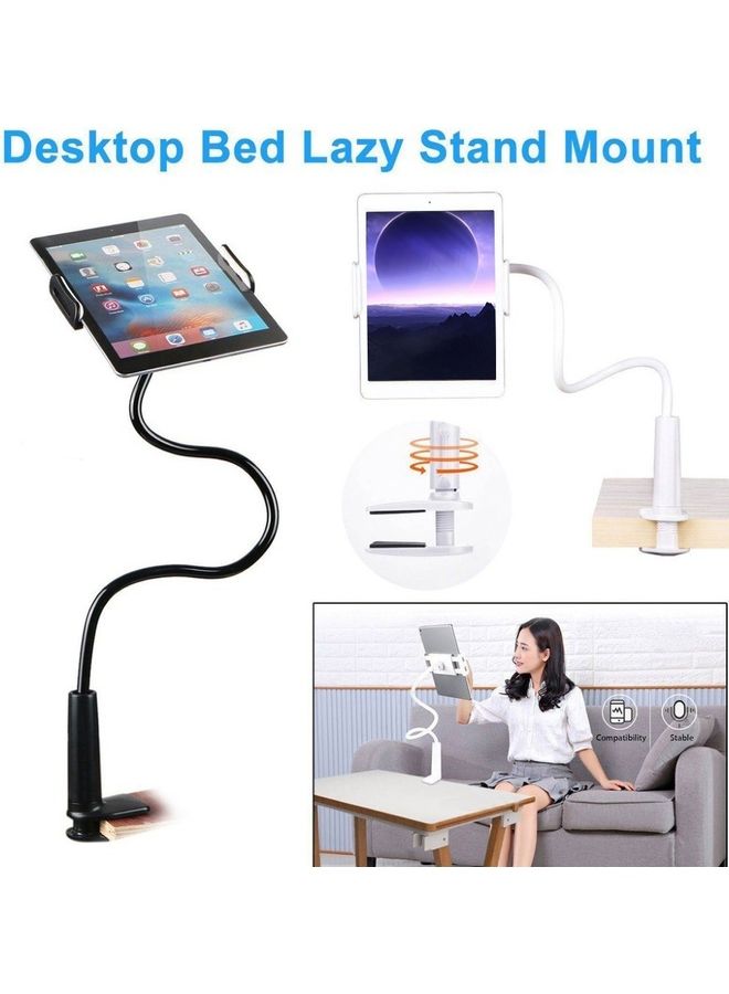 360 Degree Clip-on Flexible Mobile Phone Tablet Mount Black  - Image 5