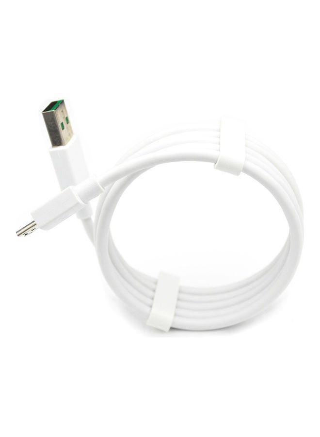 Fast Charge Data Sync Micro USB Cable White - Image 3