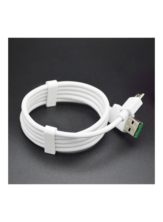 Fast Charge Data Sync Micro USB Cable White - Image 5