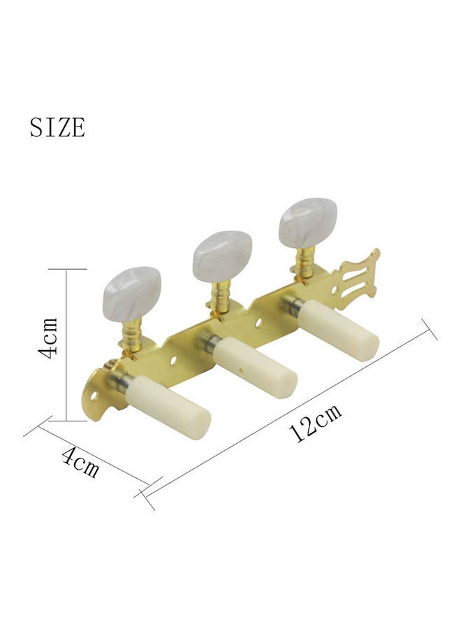 Generic 2 Pieces Knob String Tuning Pegs Key Wheel Chord Button Knobs For Acoustic Guitar - Image 2