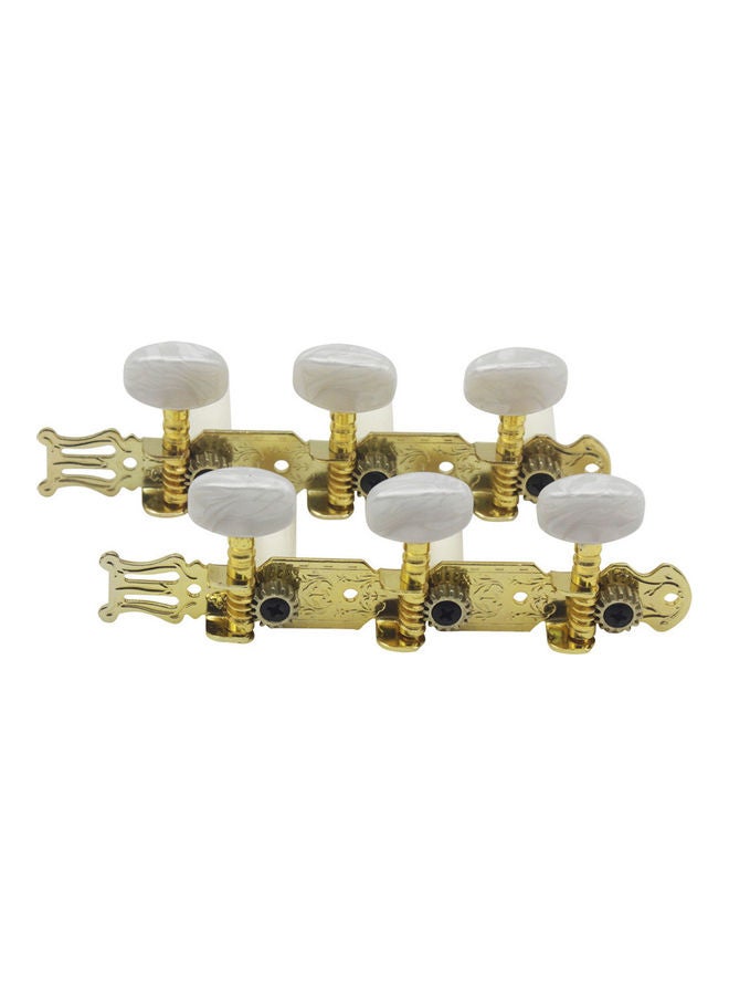 Generic 2 Pieces Knob String Tuning Pegs Key Wheel Chord Button Knobs For Acoustic Guitar - Image 1