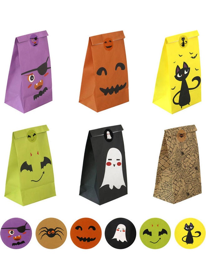 12-Piece Halloween Candy Bag multicolor 12x8x22.5cm - Image 1