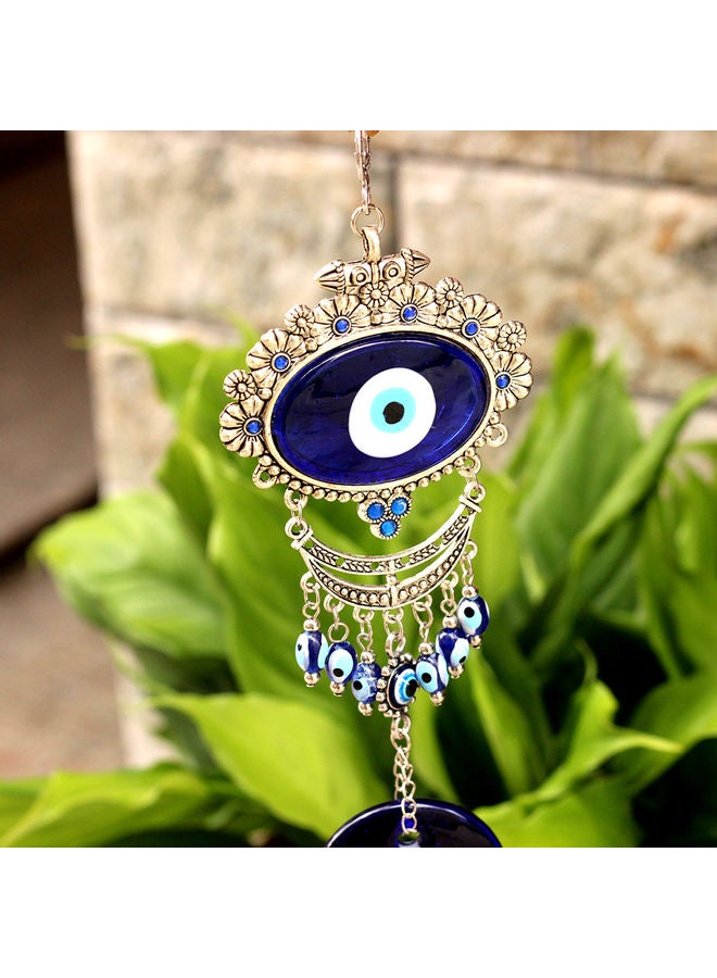 Turkish Eye Amulet Blue/Silver 8x8x8cm - Image 2