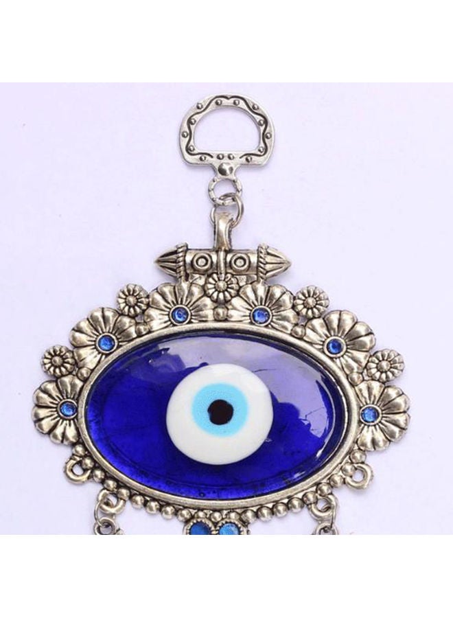 Turkish Eye Amulet Blue/Silver 8x8x8cm - Image 5
