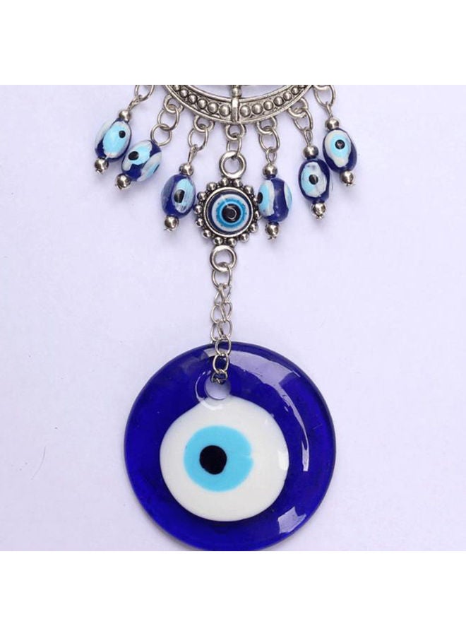 Turkish Eye Amulet Blue/Silver 8x8x8cm - Image 4