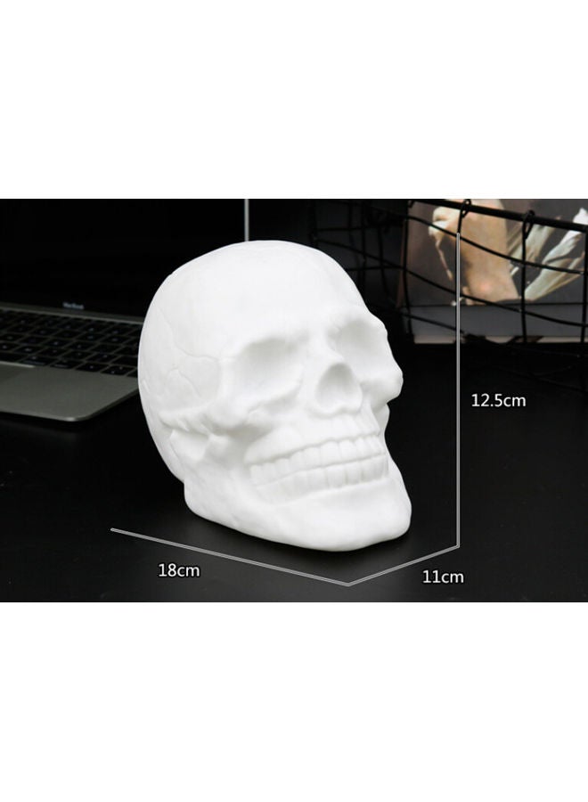 Remote Control USB Charging LED Skull Head Patting Lamp multicolor 180x110x125mm - Image 2