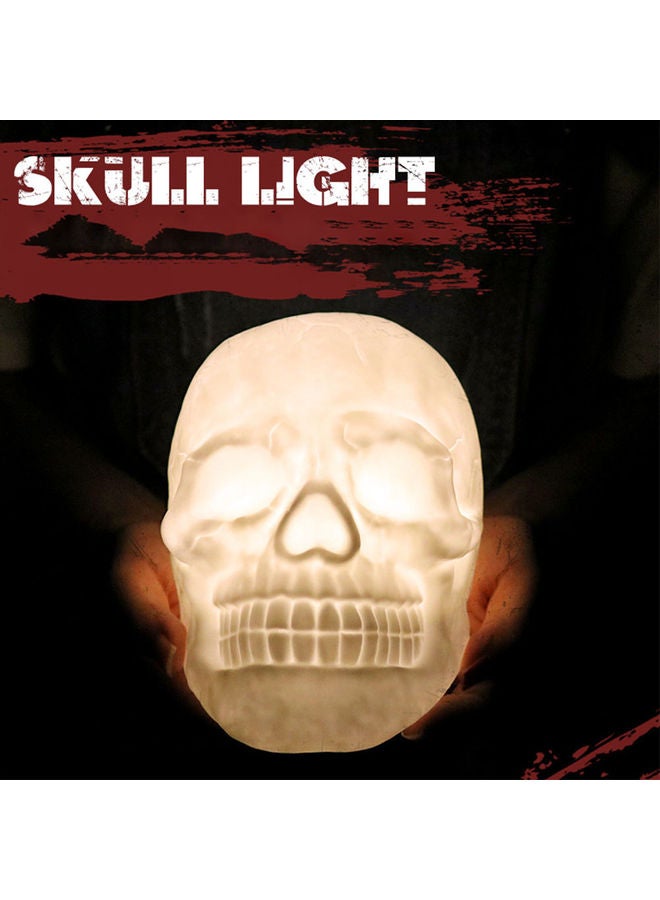 Remote Control USB Charging LED Skull Head Patting Lamp multicolor 180x110x125mm - Image 3