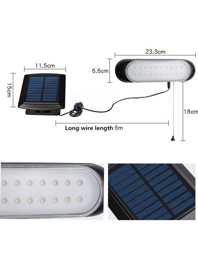 Waterproof Solar Powered Wall Light White 25x25x25cm - Image 2