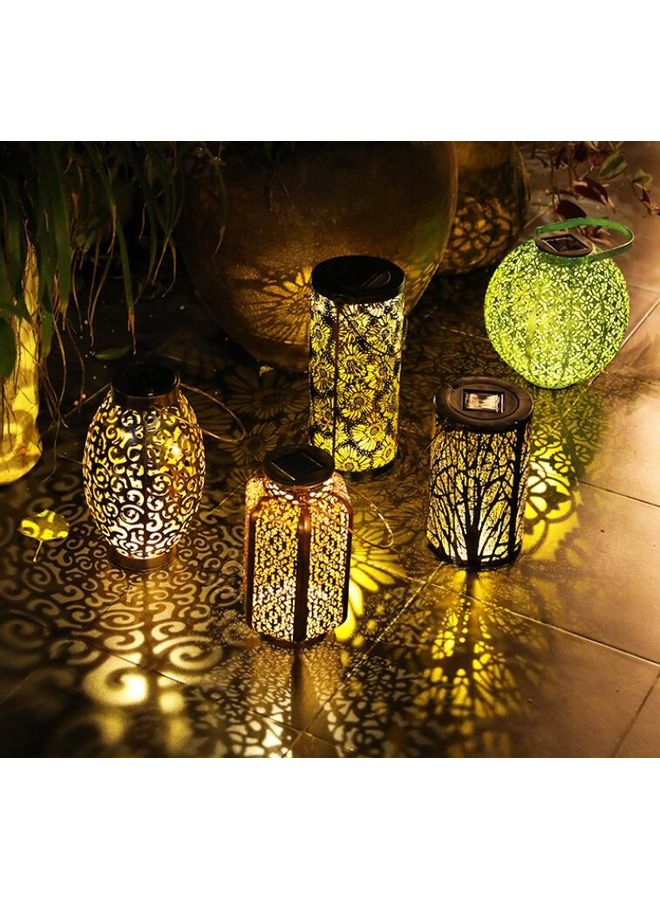 فانوس بمصباح مصابيح LED فاتح وارم 22x14سم - Image 5