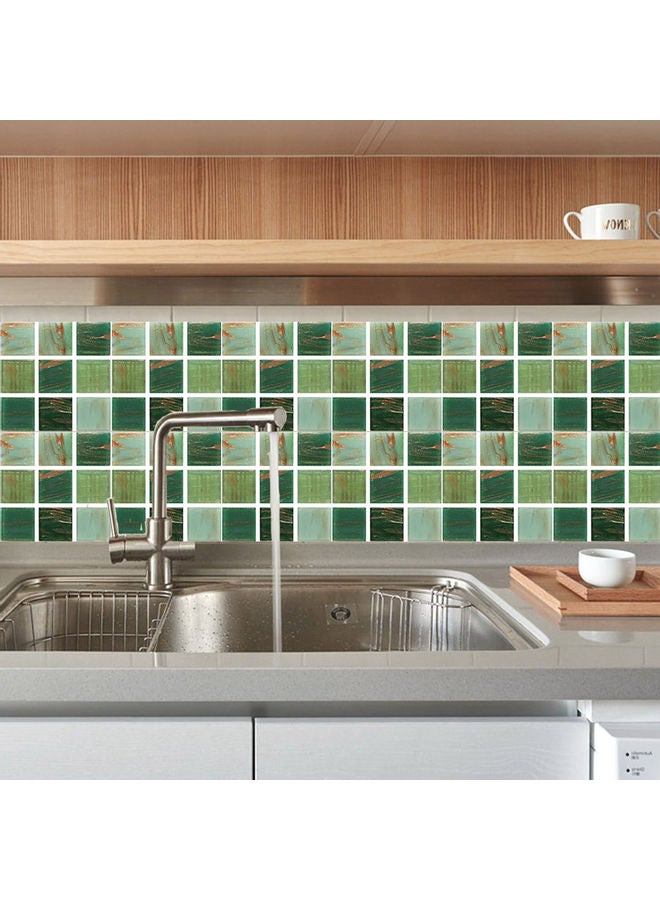 طقم 6 قطع ملصق بلاط سمكة ذهبية متعدد الألوان 6x(20x20)سم - Image 5