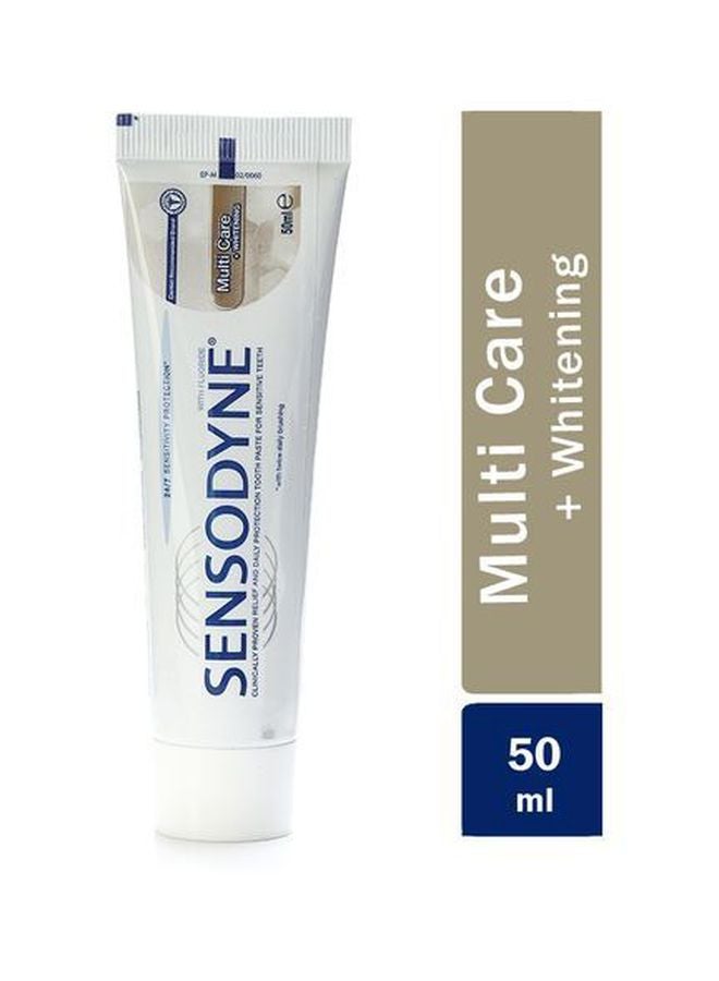 Multi Care Plus Whitening Toothpaste White 50ml