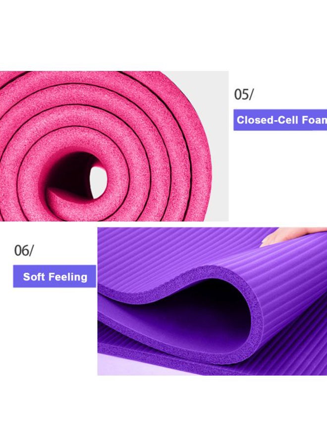 LIXADA Rectangular Yoga Mat 185x61cm  - Image 3