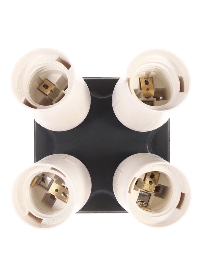 ANDOER E27 Base Socket Bulb Holder Adapter for Photography Black/Beige  - Image 3