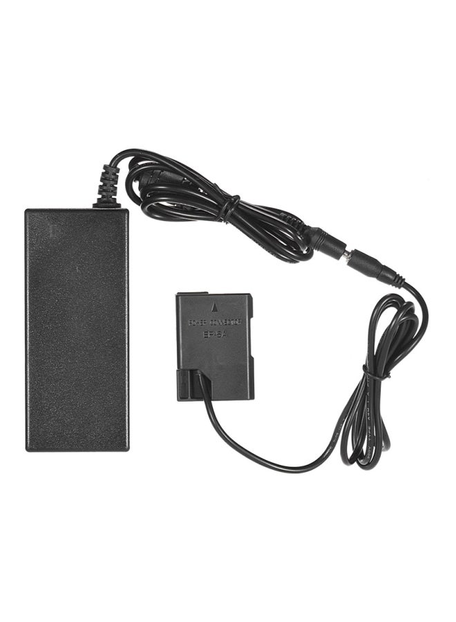 أندوير عدة محول طاقة USB المقرنة بالتيار المستمر لكاميرات باناسونيك DMC-FZ200/DMC-FZ1000/DMC-GH2/DMC-G5/DMC-G6/DMC-G7 لوميكس/GX8 G85‏‎‎ أسود - Image 4