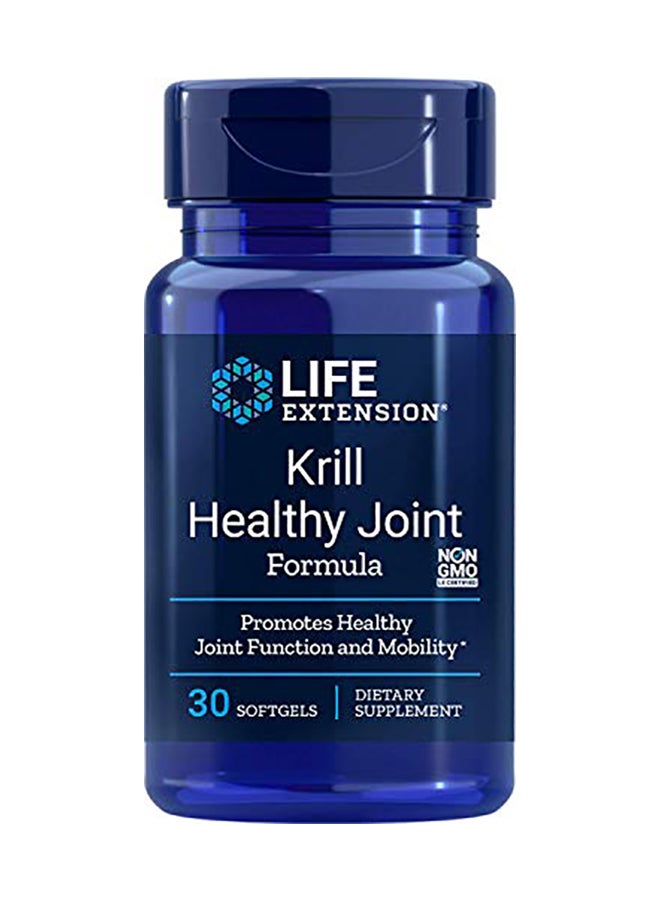 Life Extension Krill Healthy Joint Formula - 30 Softgels - Image 1
