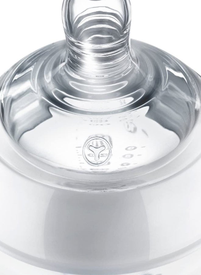 tommee tippee Closer To Nature Bottle Teats, 6+ Months, Pack Of 2 - Clear  - Image 2