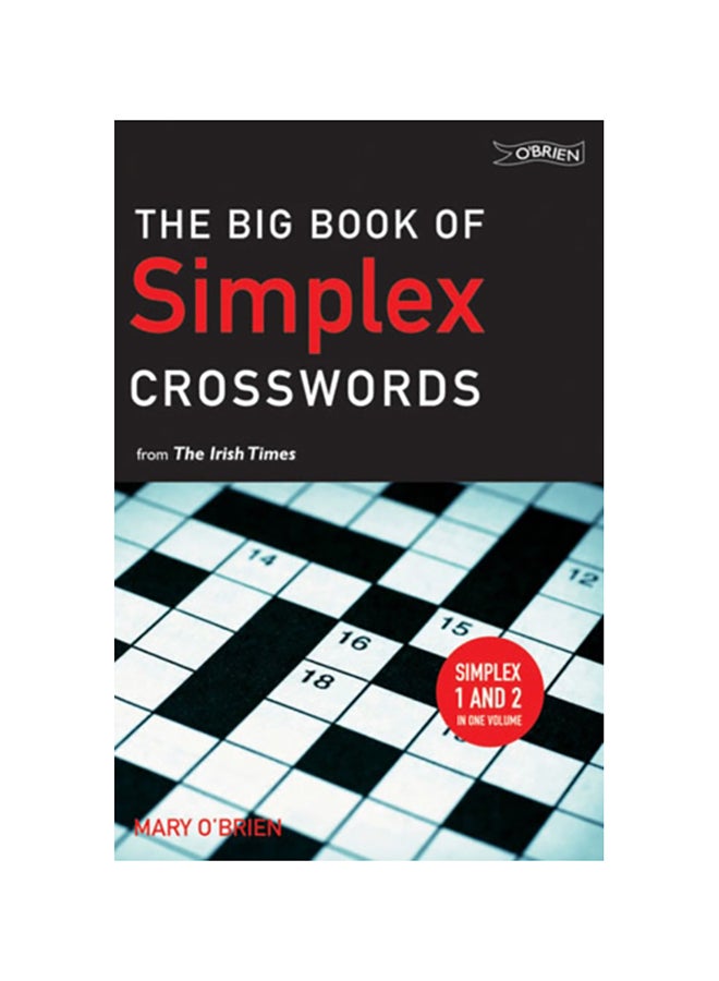 The Big Book Of Simplex Crosswords From The Irish Times Paperback English by Mary O'Brien - 38534 