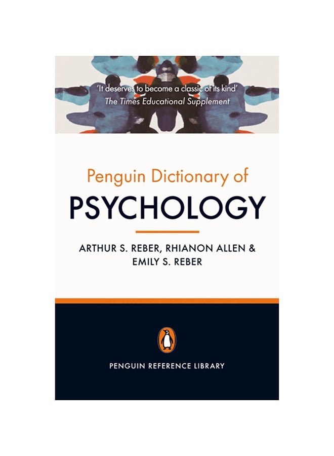 The Penguin Dictionary Of Psychology Paperback English by Arthur S. Reber - 38534 
