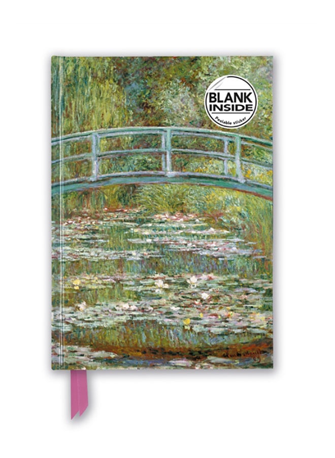null - Claude Monet: Bridge Over A Pond For Water Lilies (Foiled Blank Journal) Paperback English by Flame Tree Studio - 38545 - Image 1