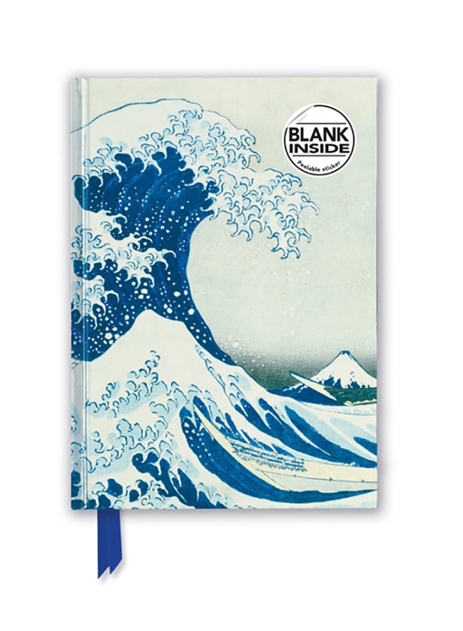 Hokusai: The Great Wave (Foiled Blank Journal) Paperback English by Flame Tree Studio - 38545 