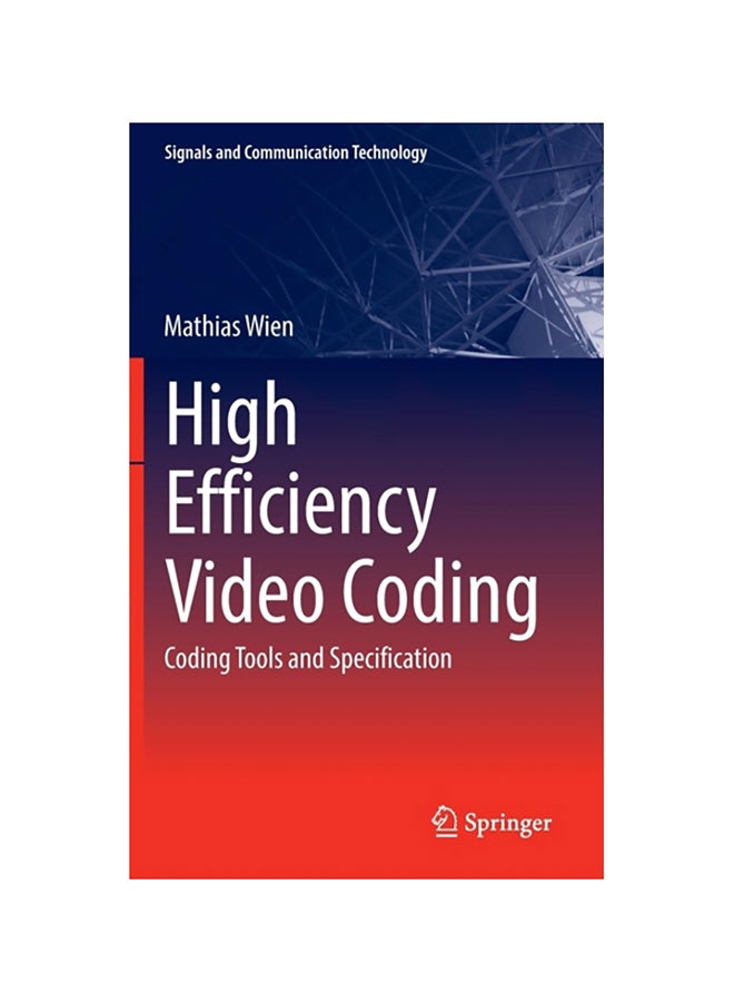 High Efficiency Video Coding: Coding Tools And Specification Hardcover English by Mathias Wien - 2014 