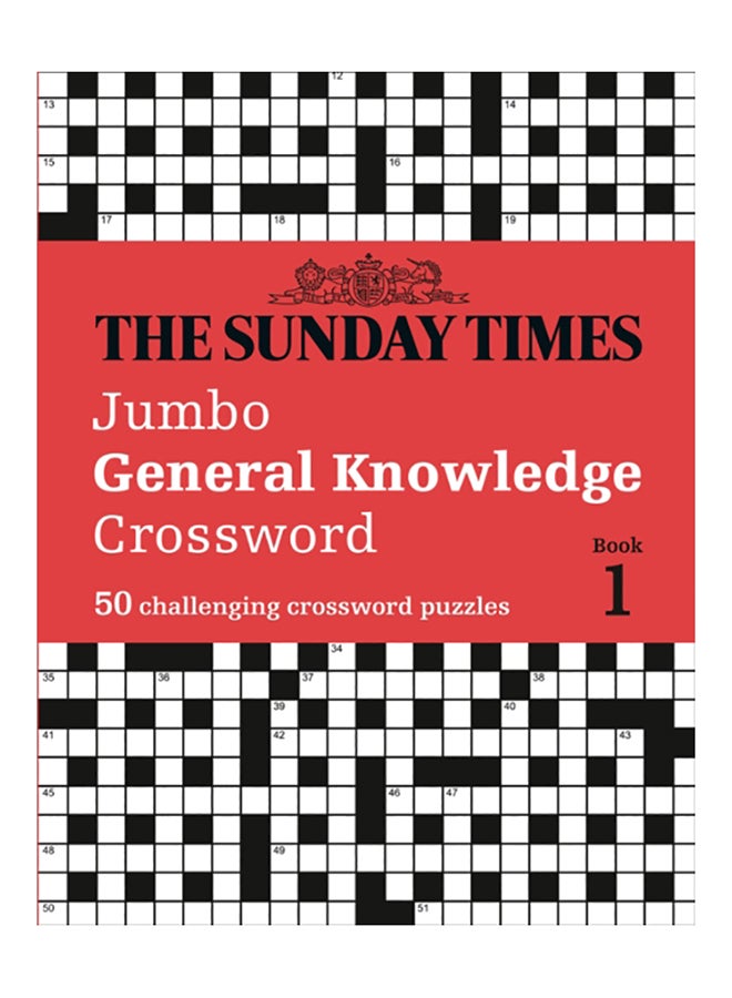 The Sunday Times Jumbo General Knowledge Crossword: 50 General Knowledge Crosswords Paperback English by The Times Mind Games - 38545 