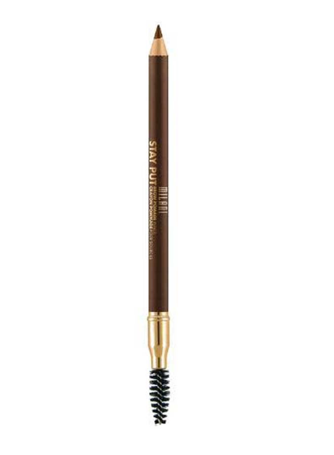 MILANI Stay Put Brow Pomade Pencil 03 Medium Brown - Image 1