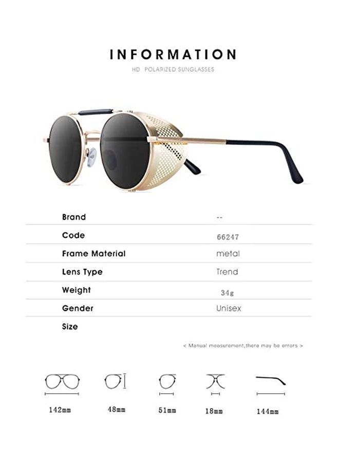 Round Sunglasses - Lens Size: 51 mm - Image 2