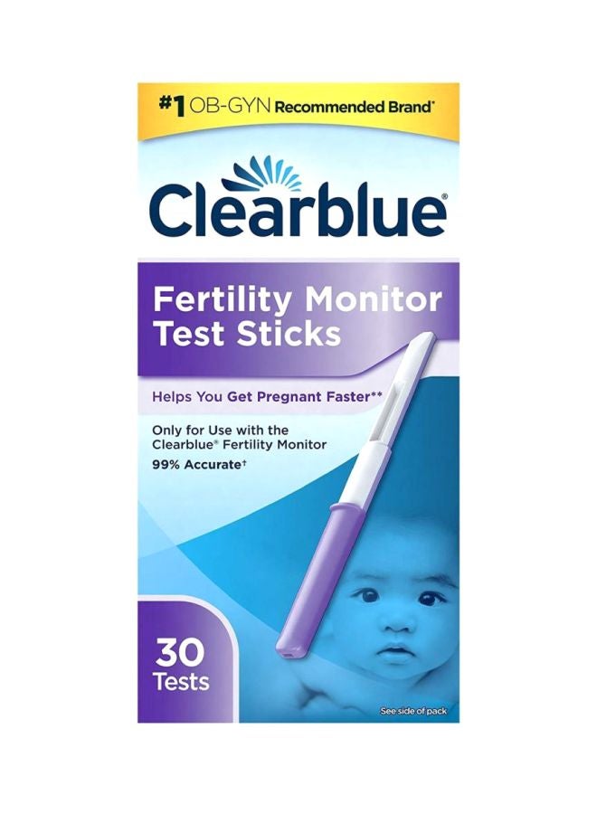 Clearblue - Fertility Monitor Test Sticks - 30 Count - Image 1