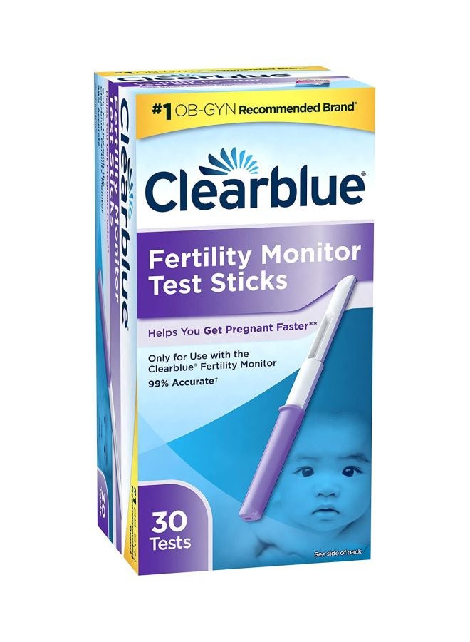 Clearblue - Fertility Monitor Test Sticks - 30 Count - Image 1