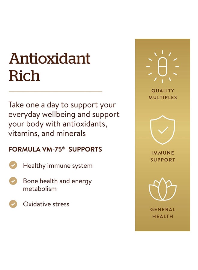 Solgar Formula VM-75 Dietary Supplement - 180 Tablets - Image 4