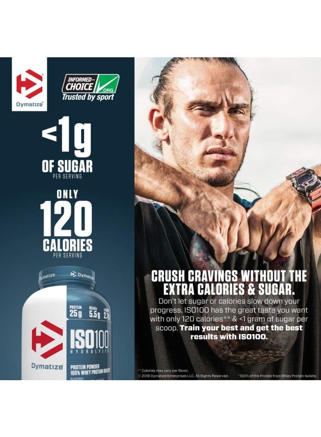 Dymatize Iso 100 Whey Protein Powder - Gourmet Chocolate  - Image 5