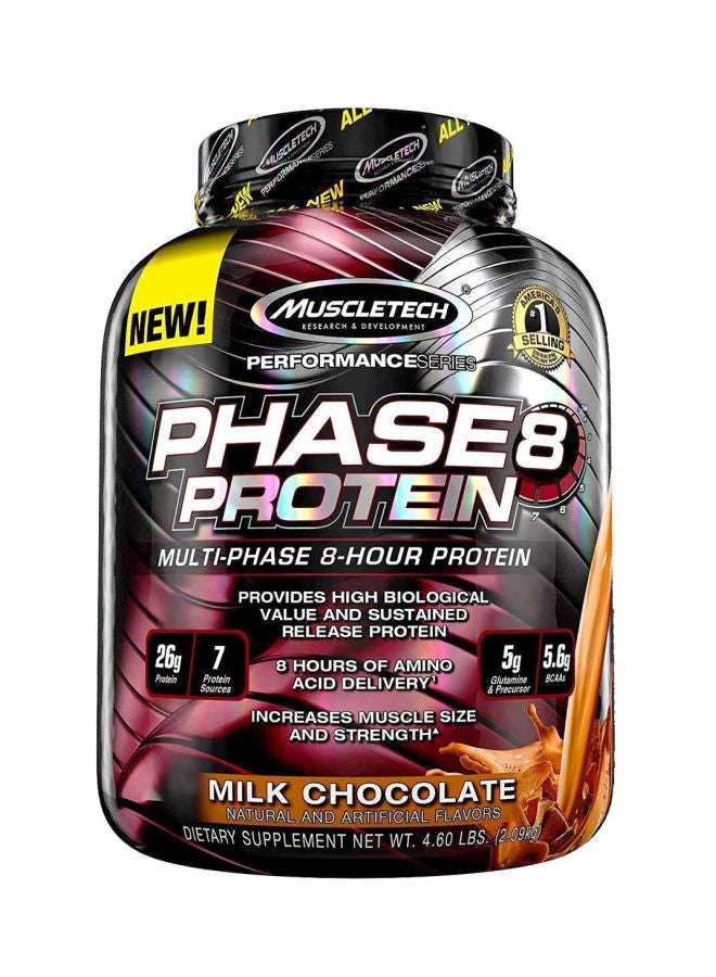 MuscleTech Performance Series Phase 8 Protein Powder - Milk Chocolate - Image 1